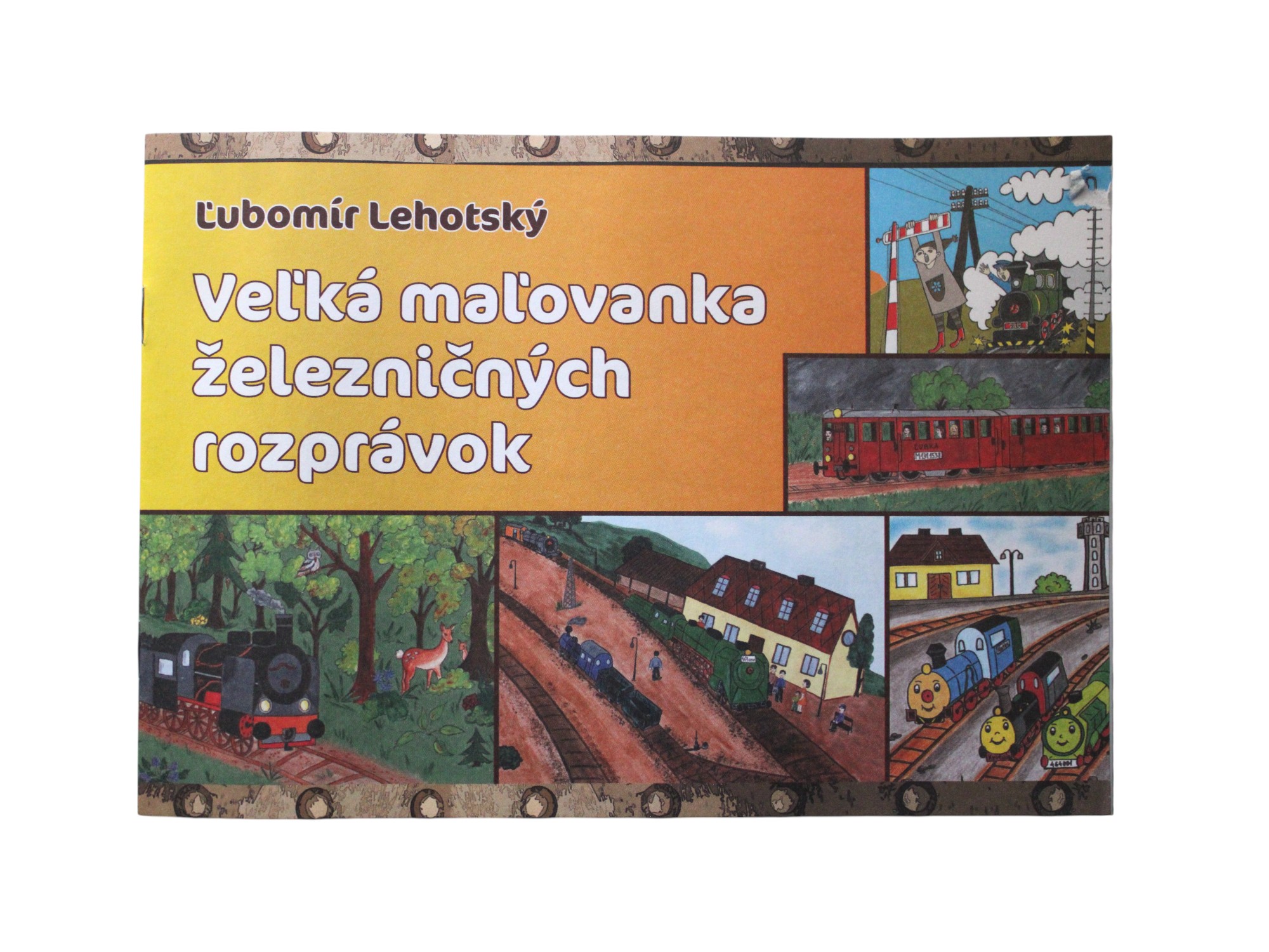 Veľká kniha žel. rozprávok  omaľovanka  